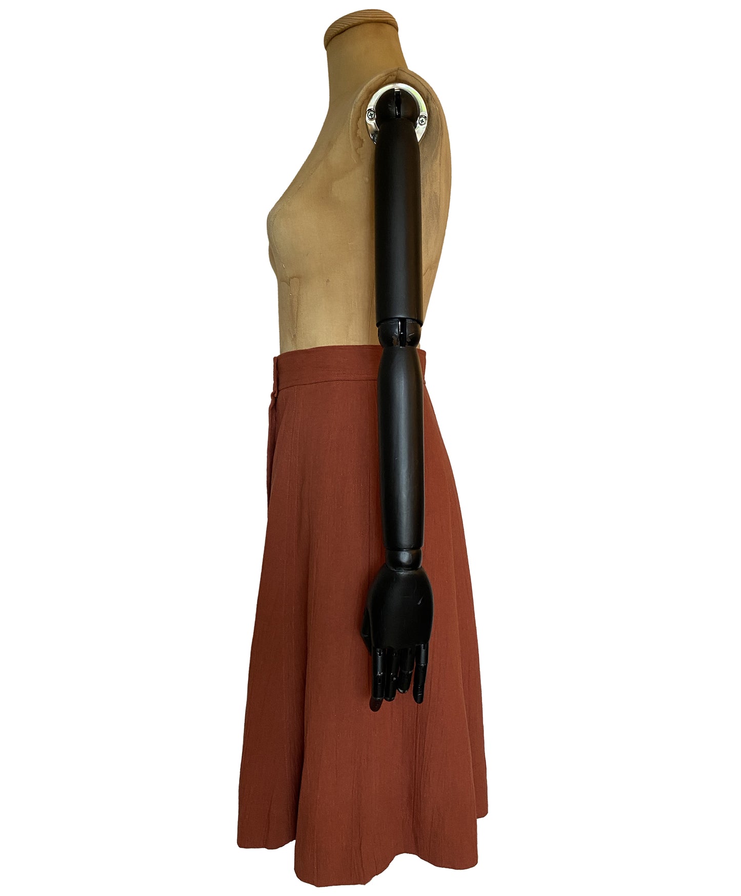1960s Brick Red Skirt (S)