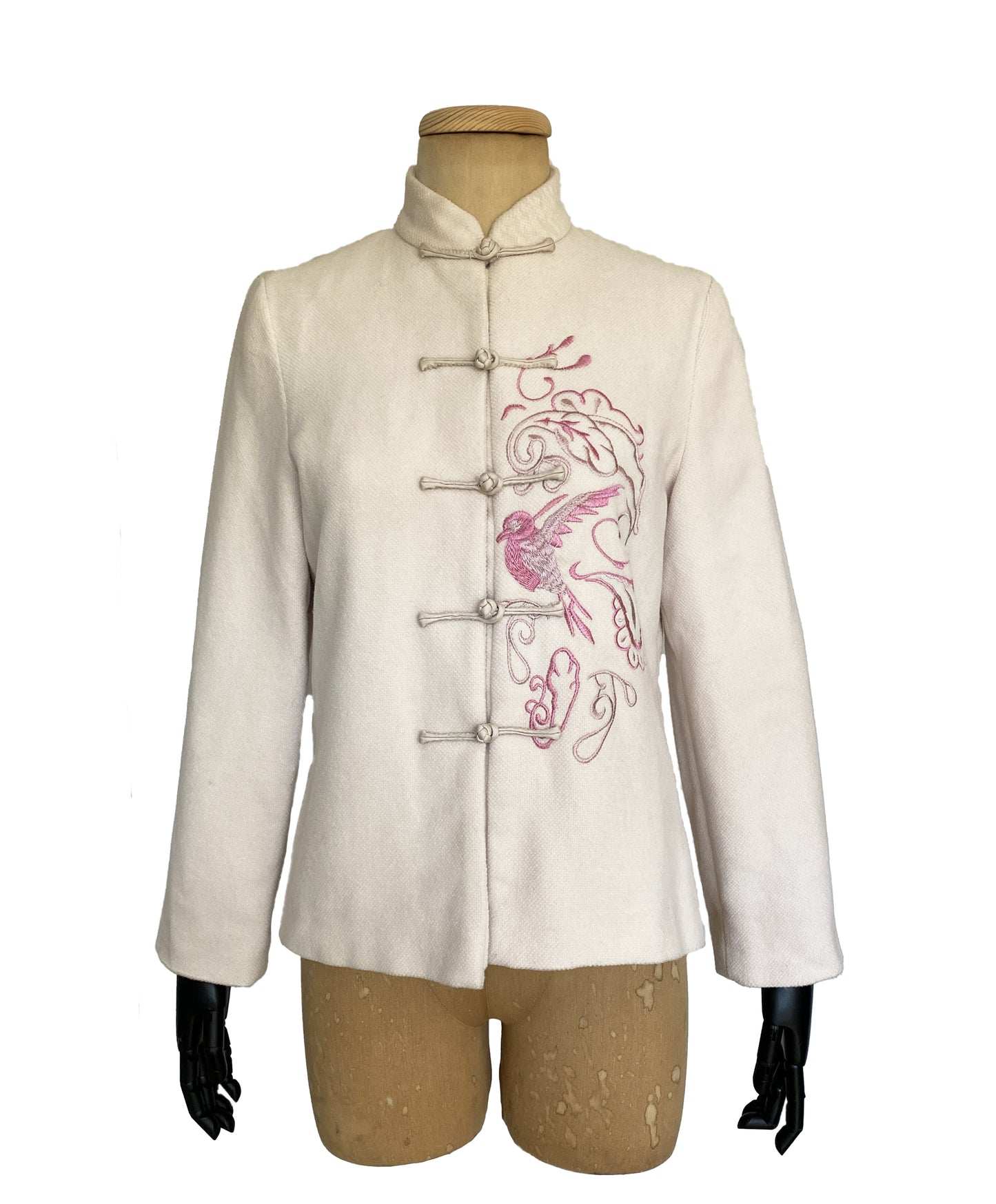 1990s Cheongsam Style Embroidered Blazer (S)