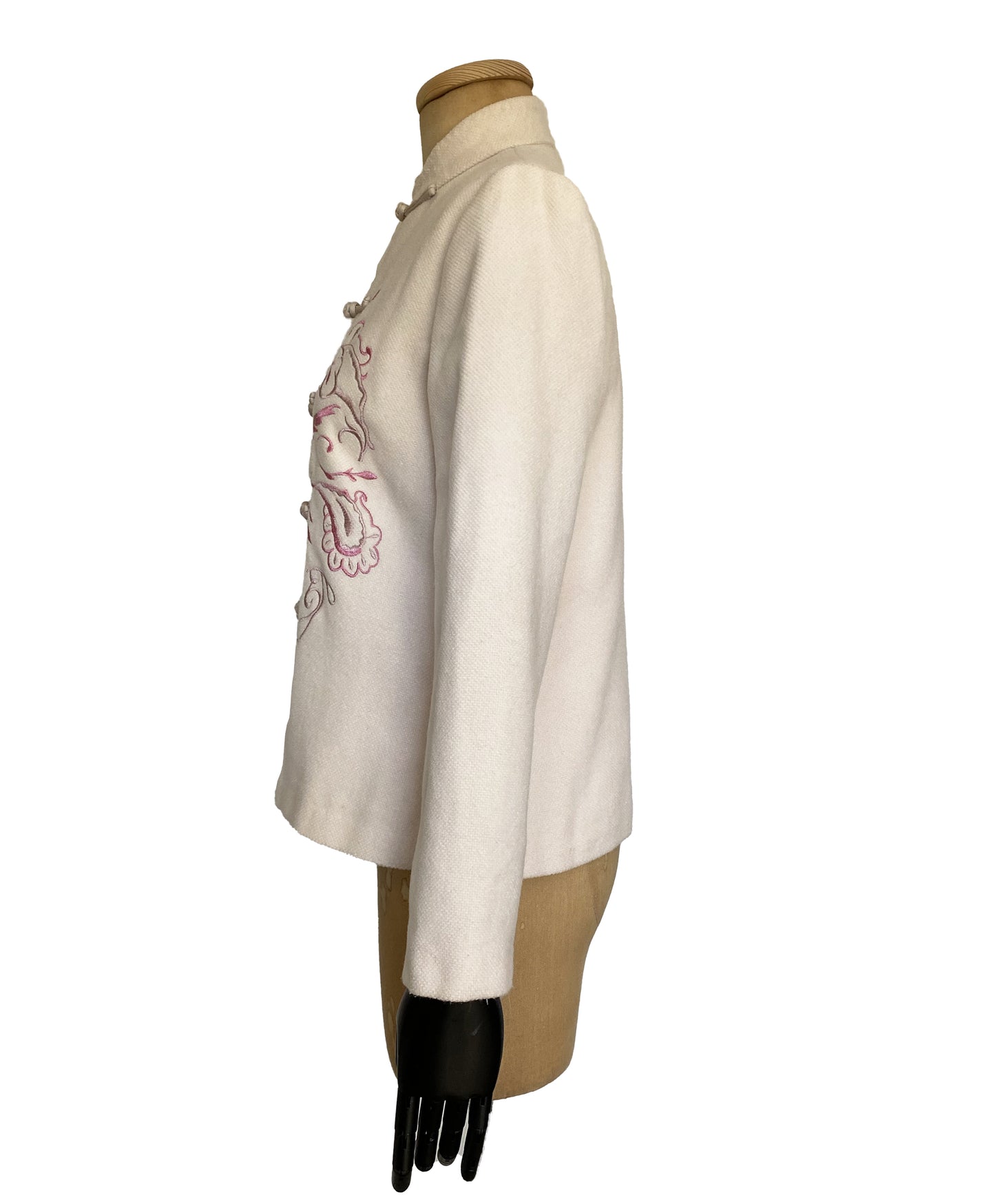 1990s Cheongsam Style Embroidered Blazer (S)