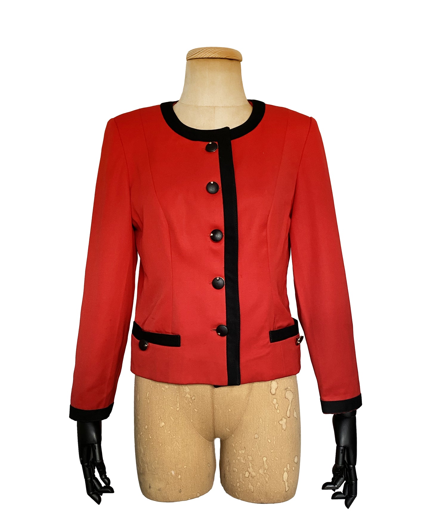 1980s Bold Red Blazer (S)