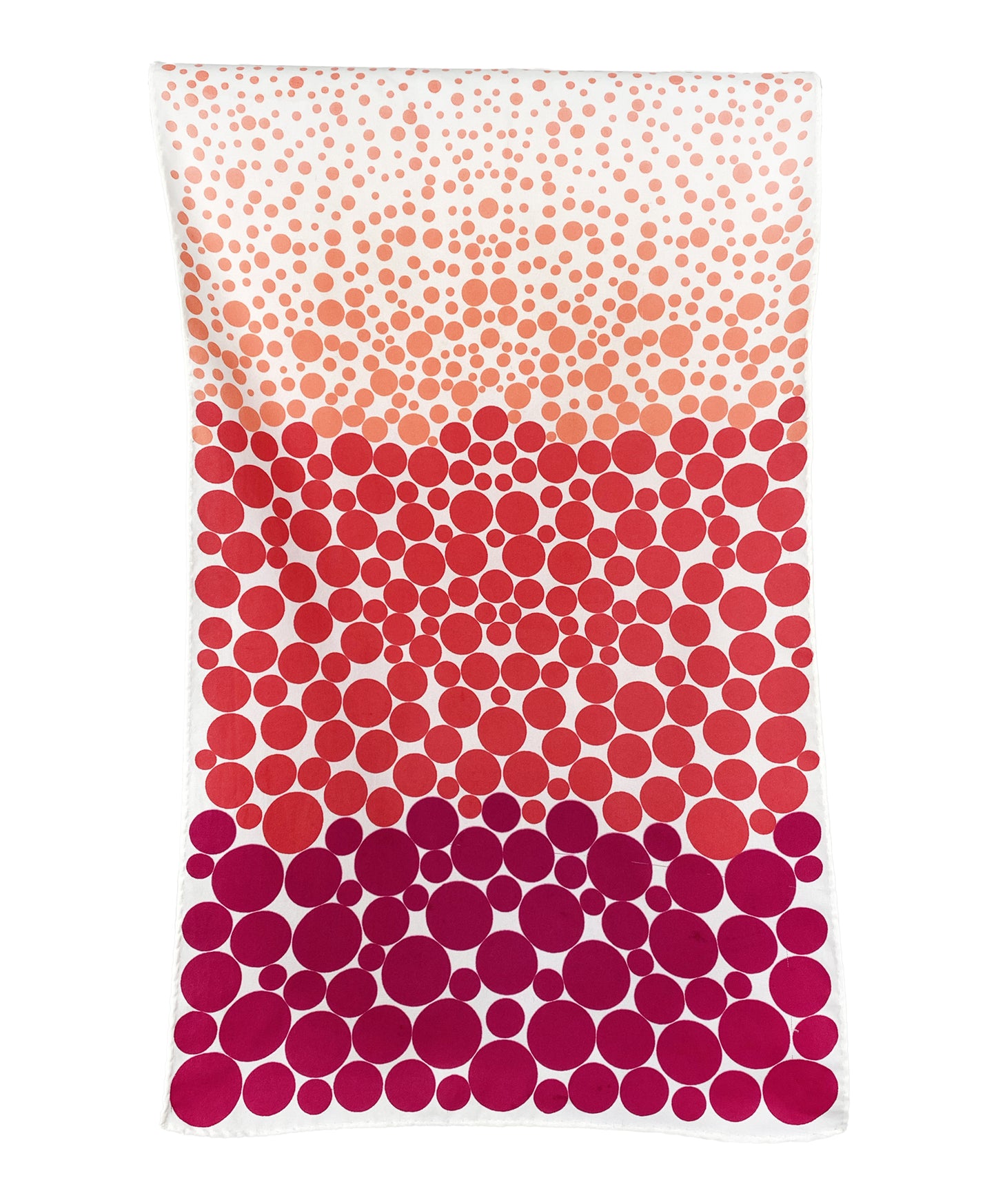 1960s Pink Polka Dots Scarf