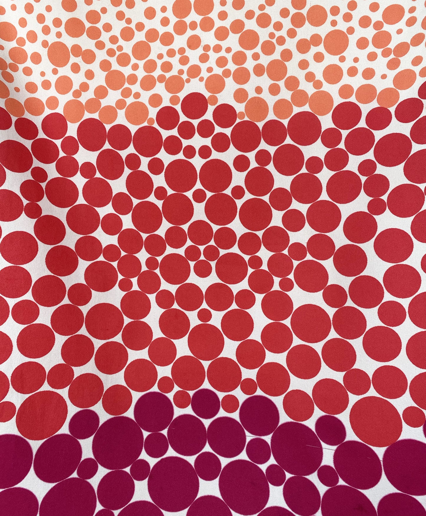 1960s Pink Polka Dots Scarf