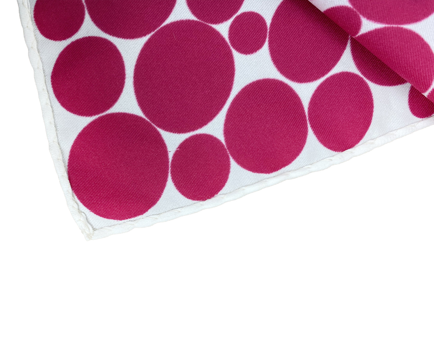 1960s Pink Polka Dots Scarf