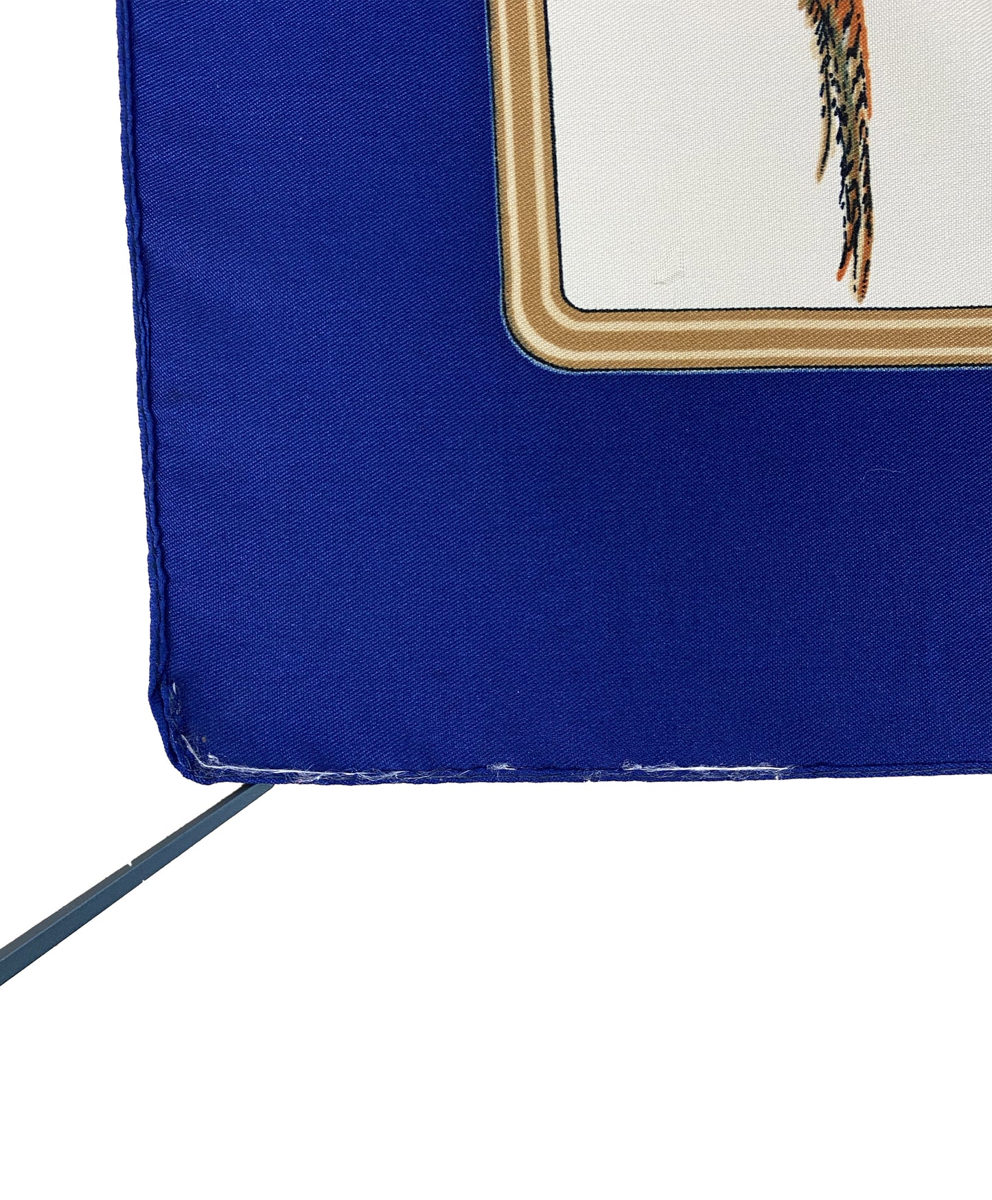 1960s Pheasant Navy Scarf