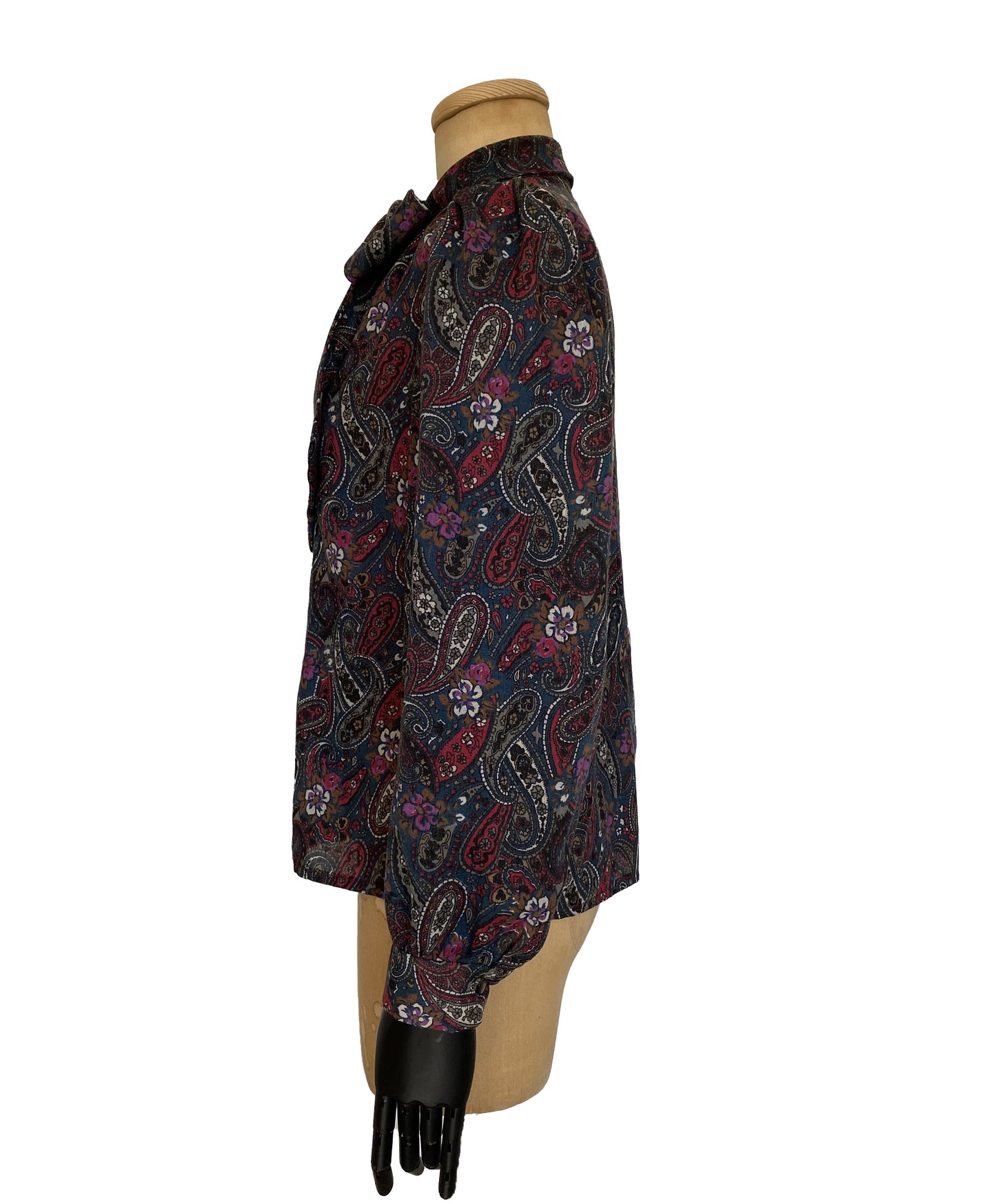 1980s Puffy Long Sleeve Blouse (M)