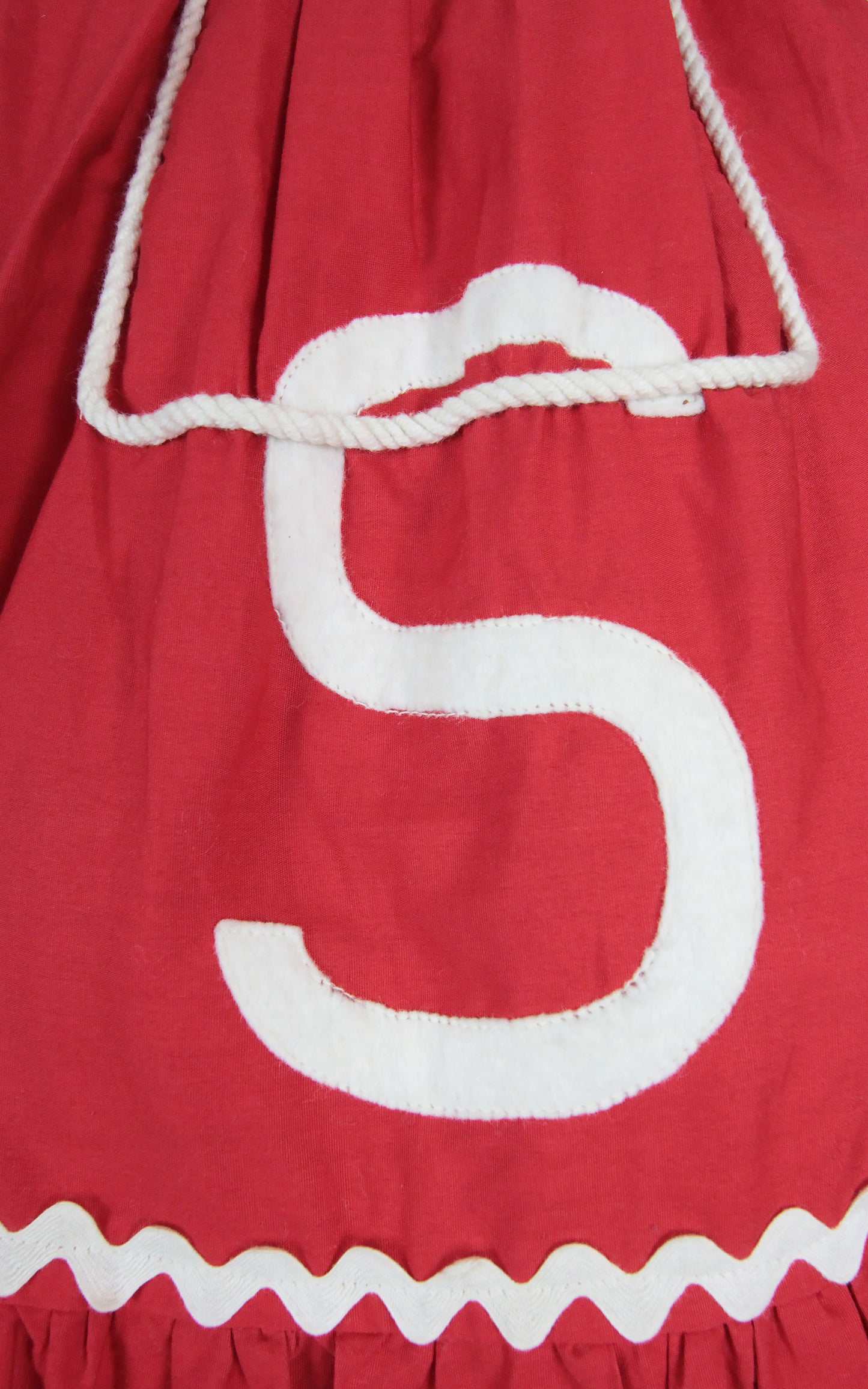 1960s Red Circle Skirt (S)