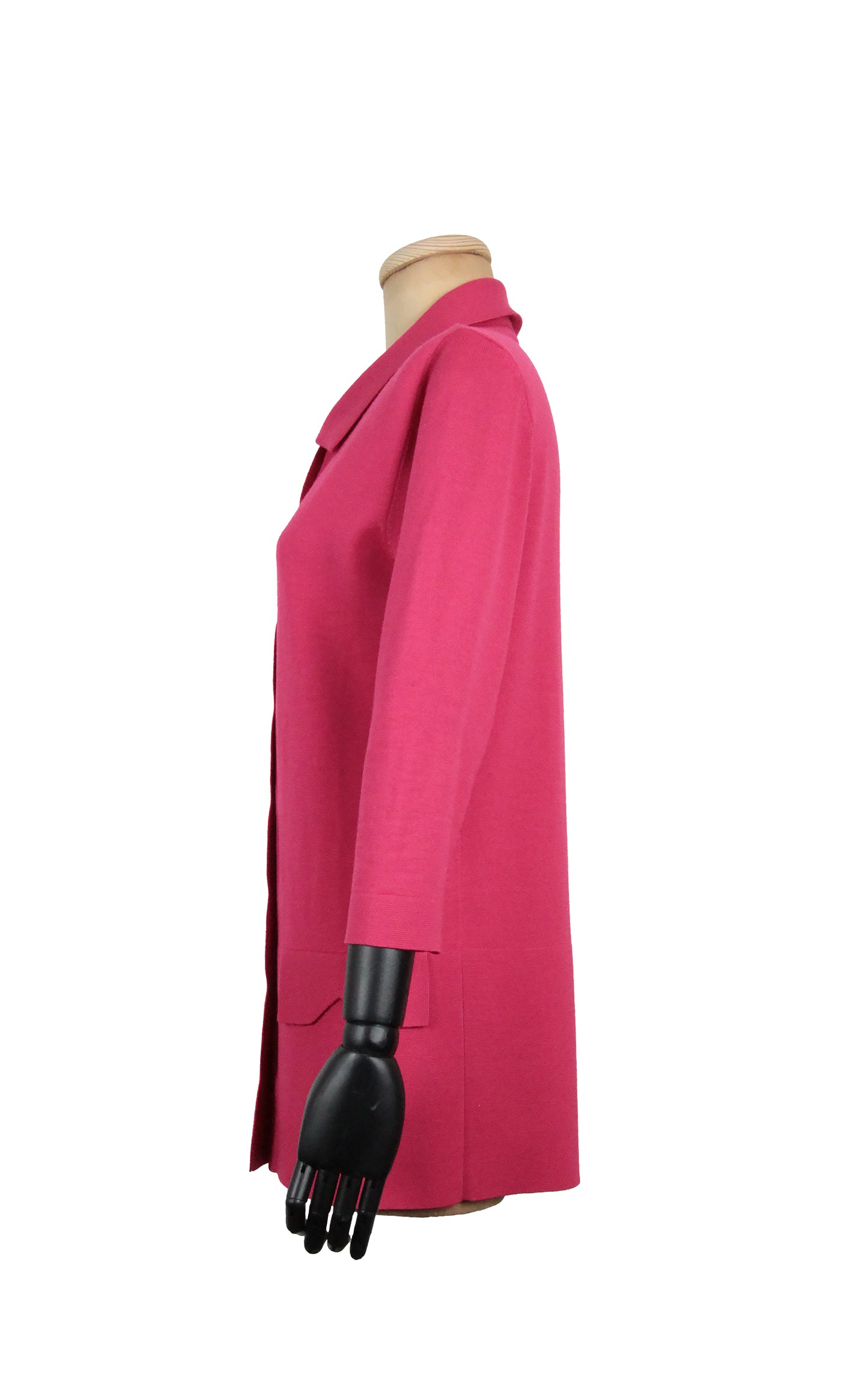 1960s Magenta Scallop Edge Cardigan (M)