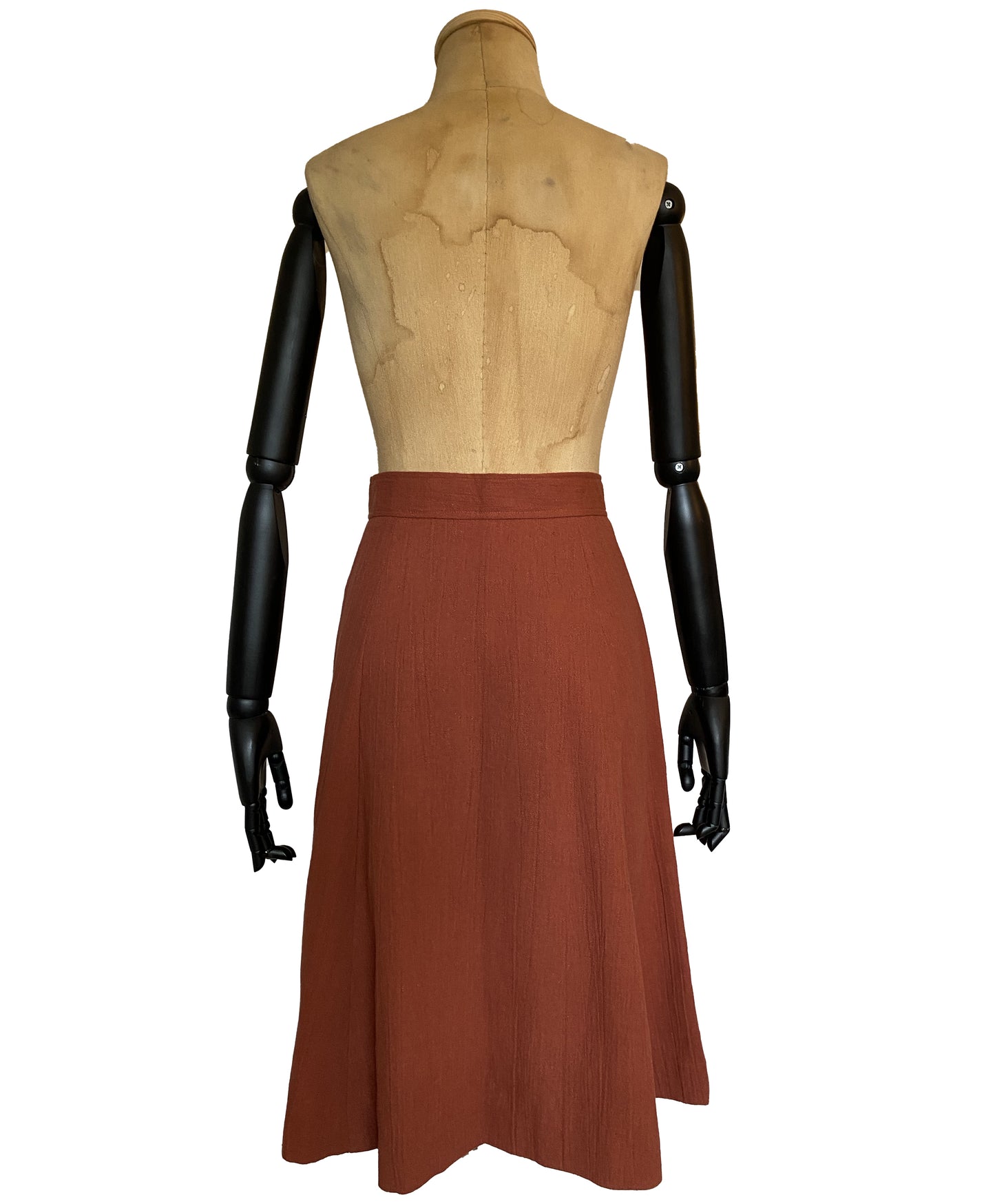 1960s Brick Red Skirt (S)