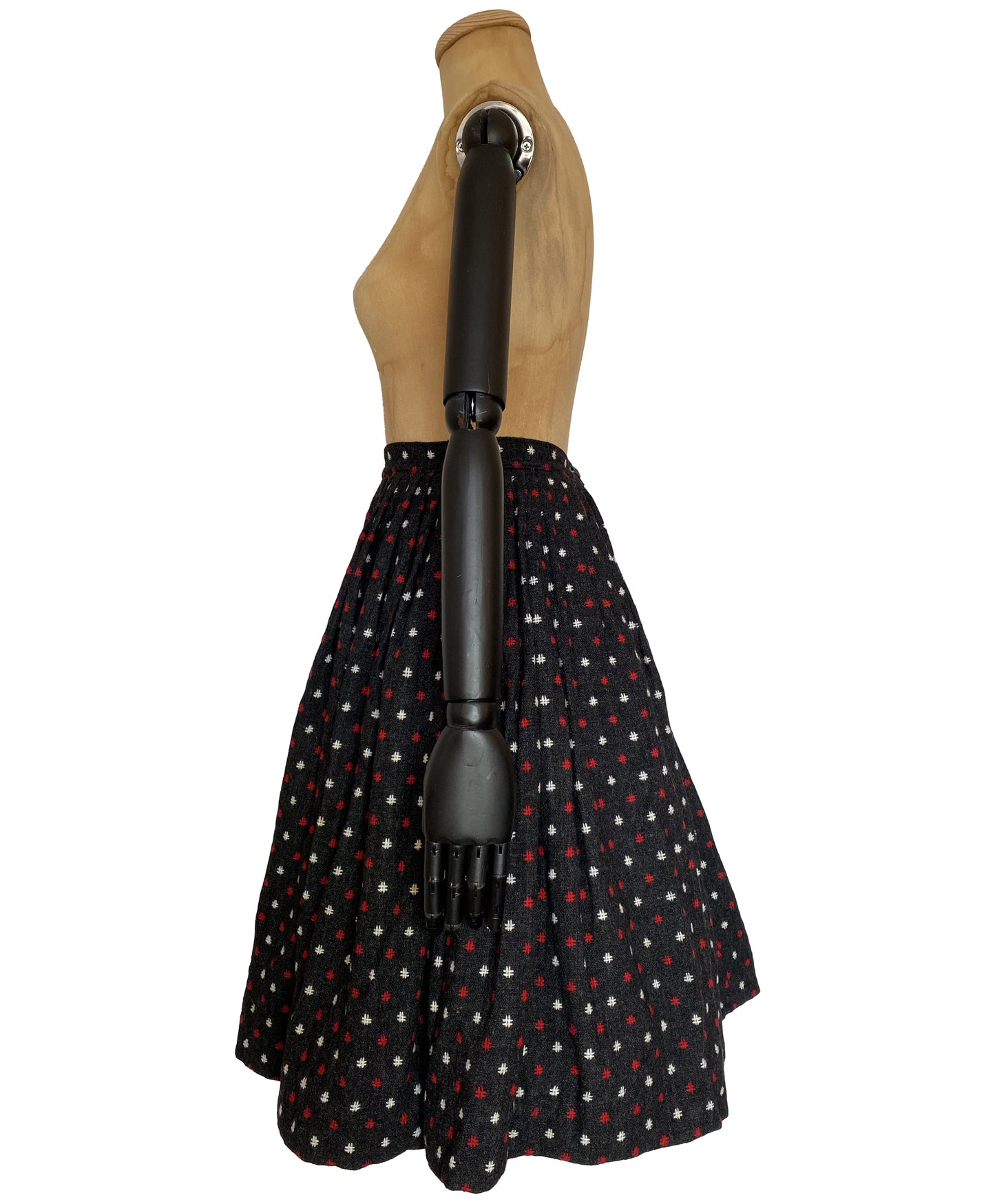 1950s Wool Circle Skirt (XS)