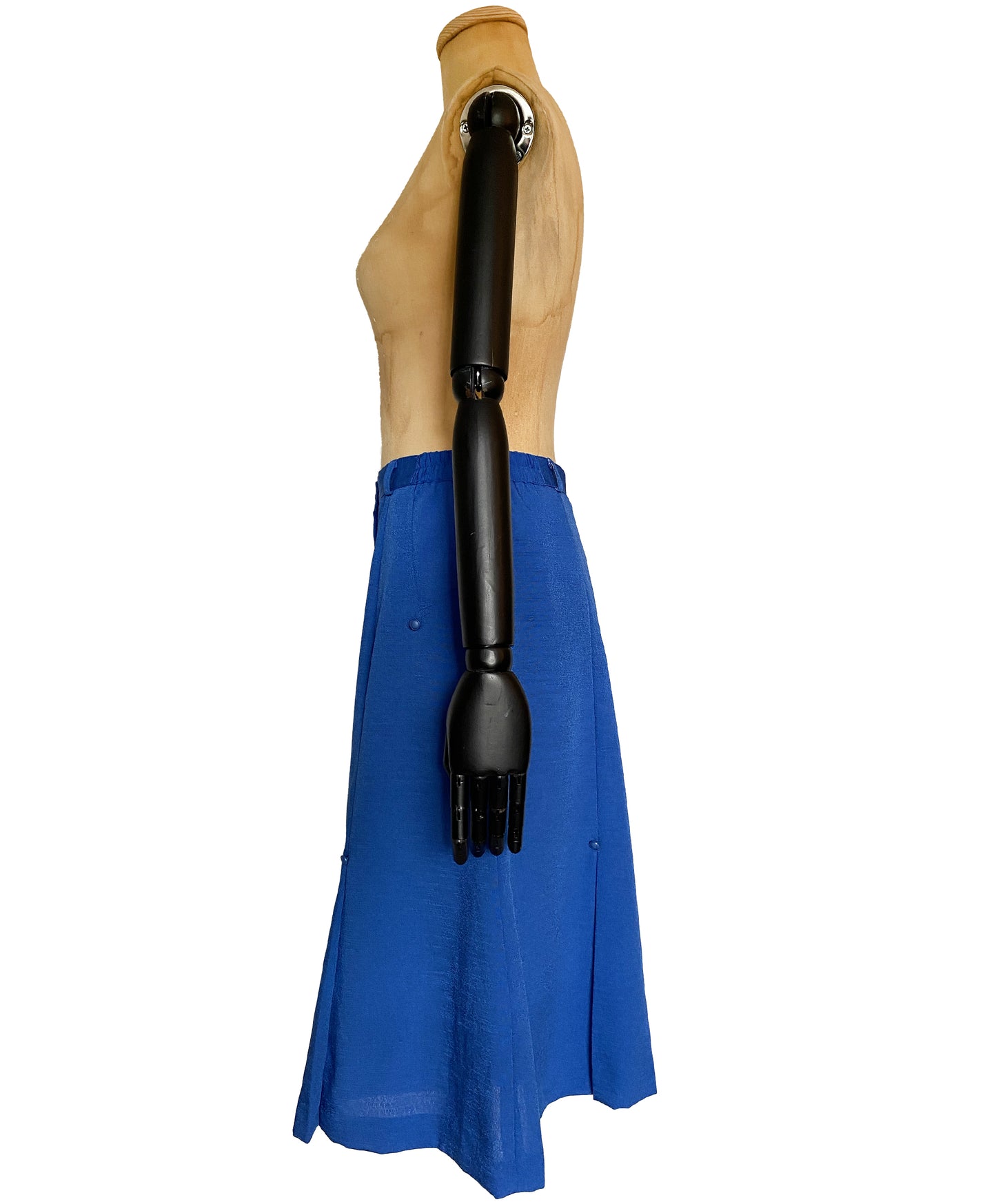 1970s Blue Wide Leg Shorts Culottes (S/M)