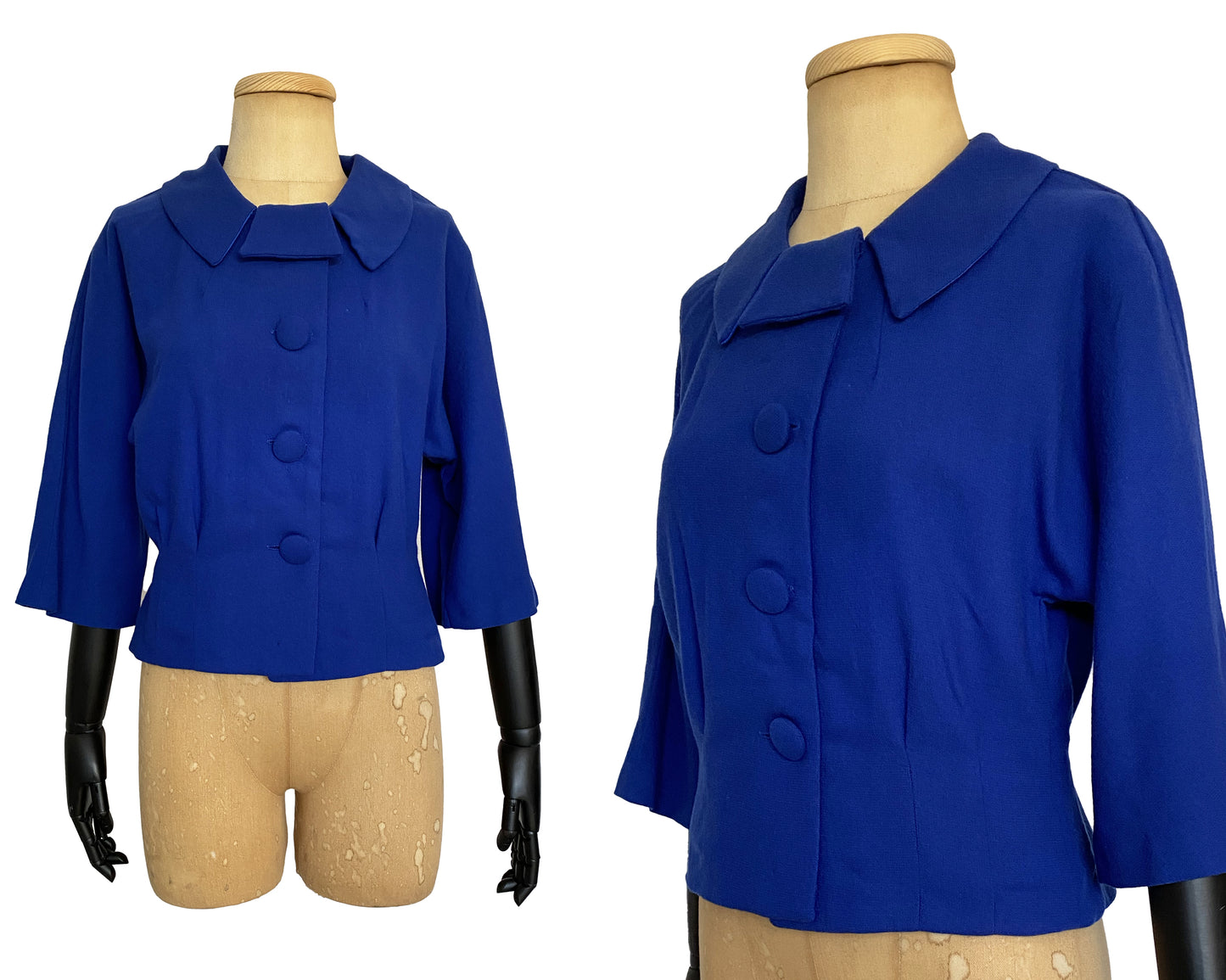 1950s Navy Blue Blazer (XS)
