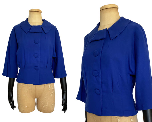 1950s Navy Blue Blazer (XS)