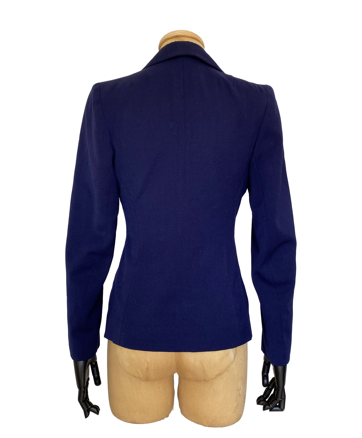 1950s Tailored Navy Button Up Blazer (XS-S)