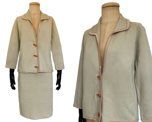 1960s Two Piece Skirt Set (M)