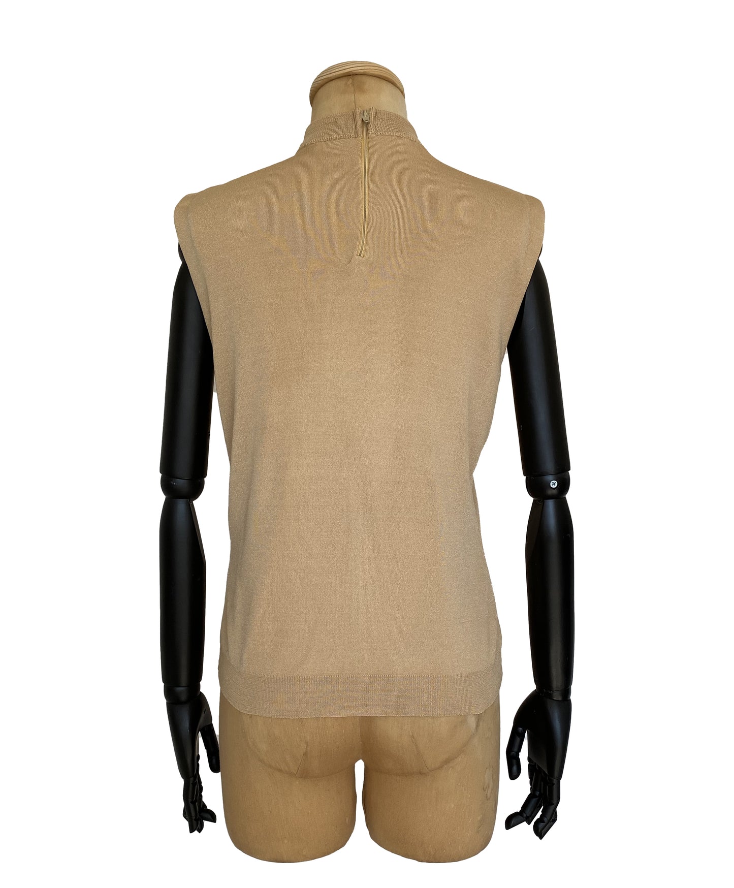 1970s High Neck Knitted Top (XS-S)