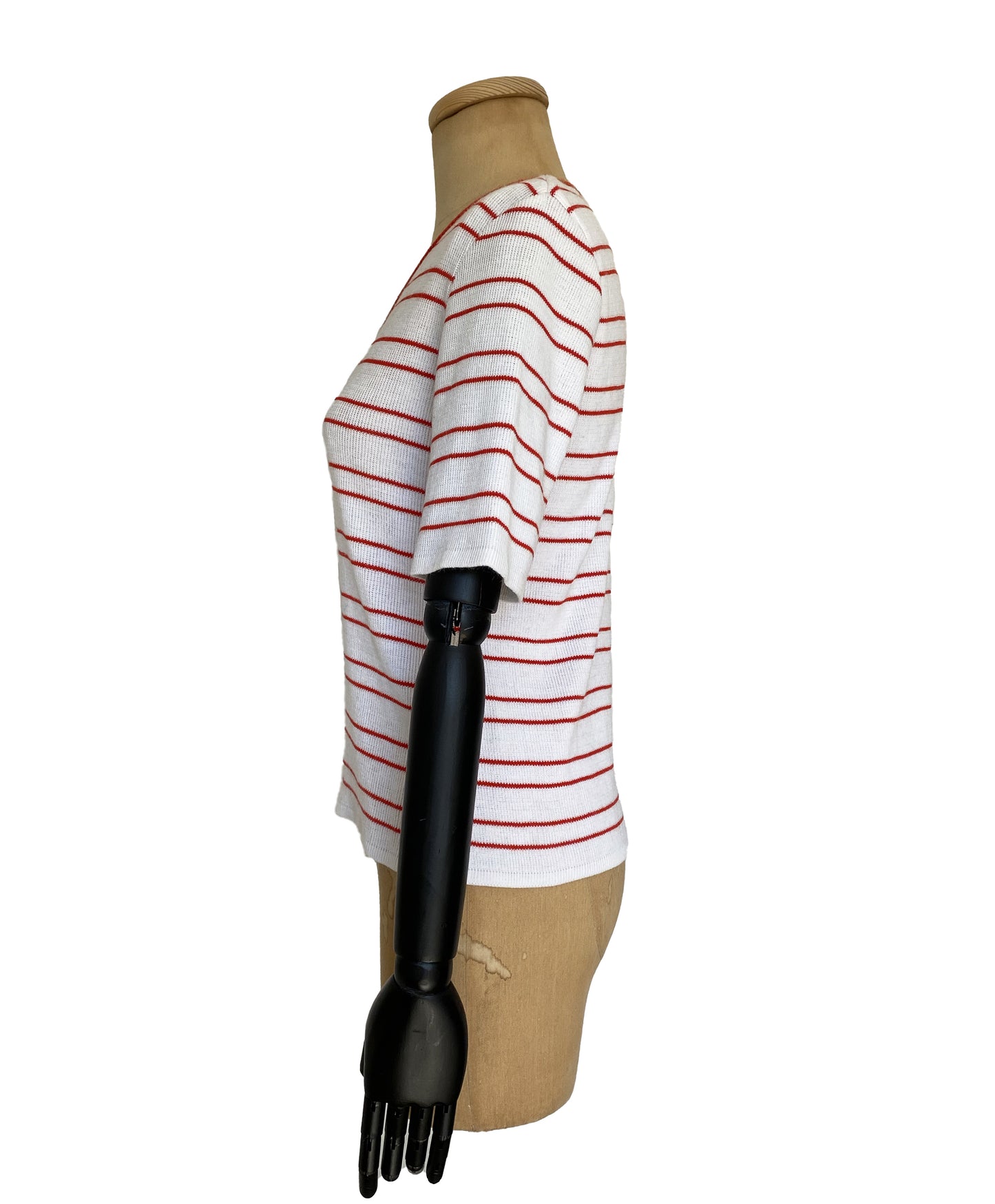 1970s Stripe Knitted Top (XS)