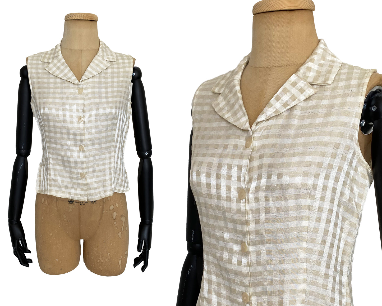 1990s Sleeveless Shirt (S)