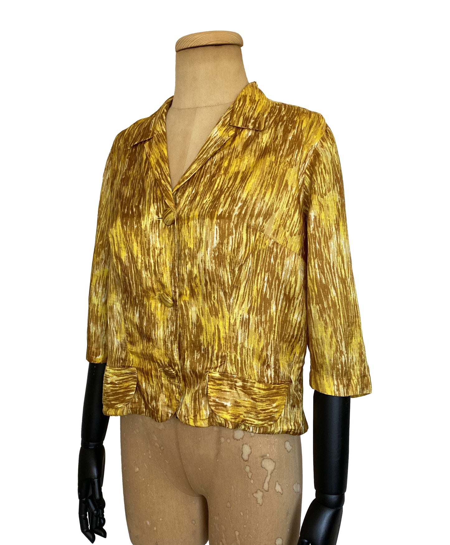 1950s Short Sleeve Blouse (M)
