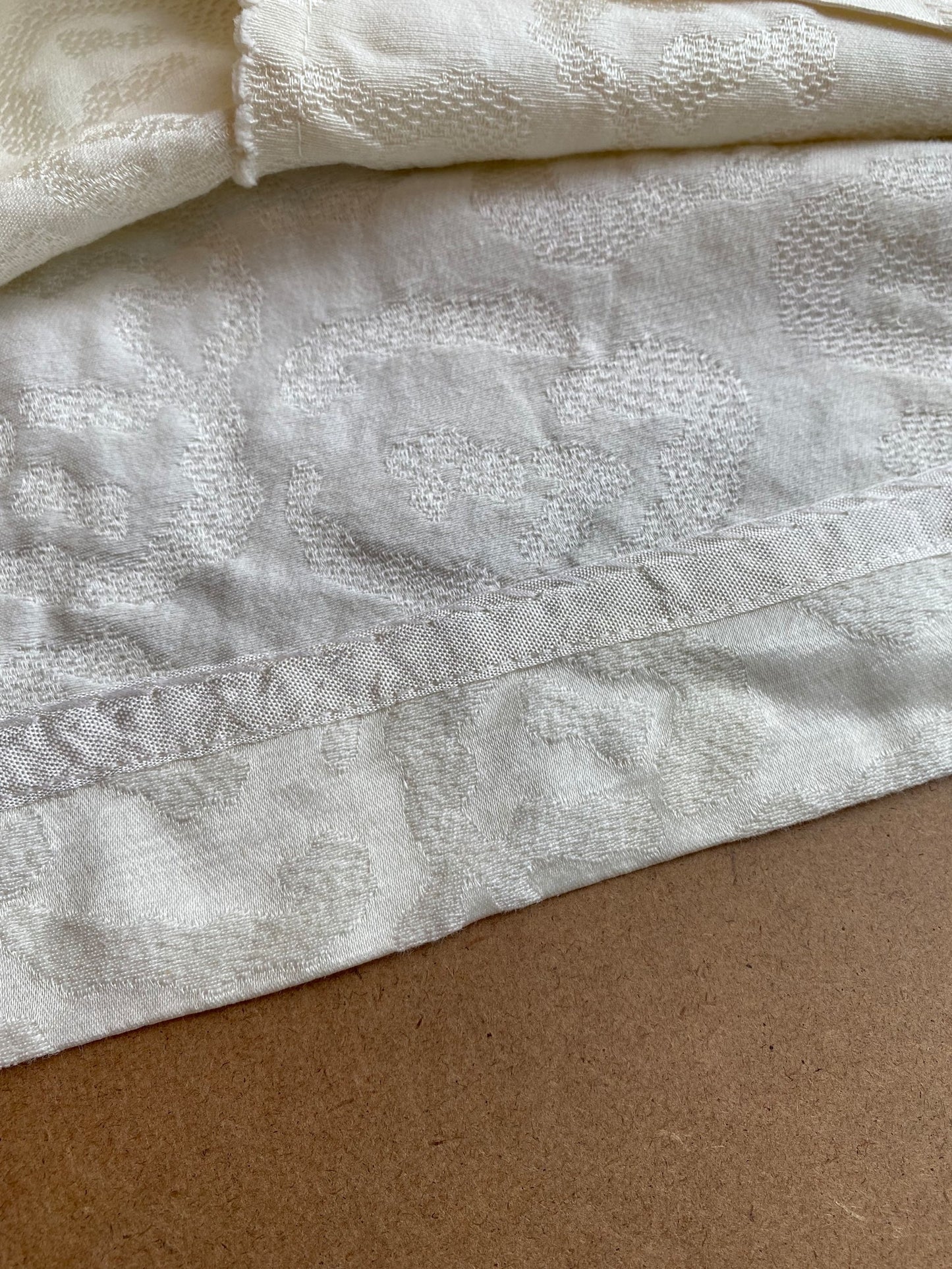 1950s White Sheath Wedding Dress (XS)