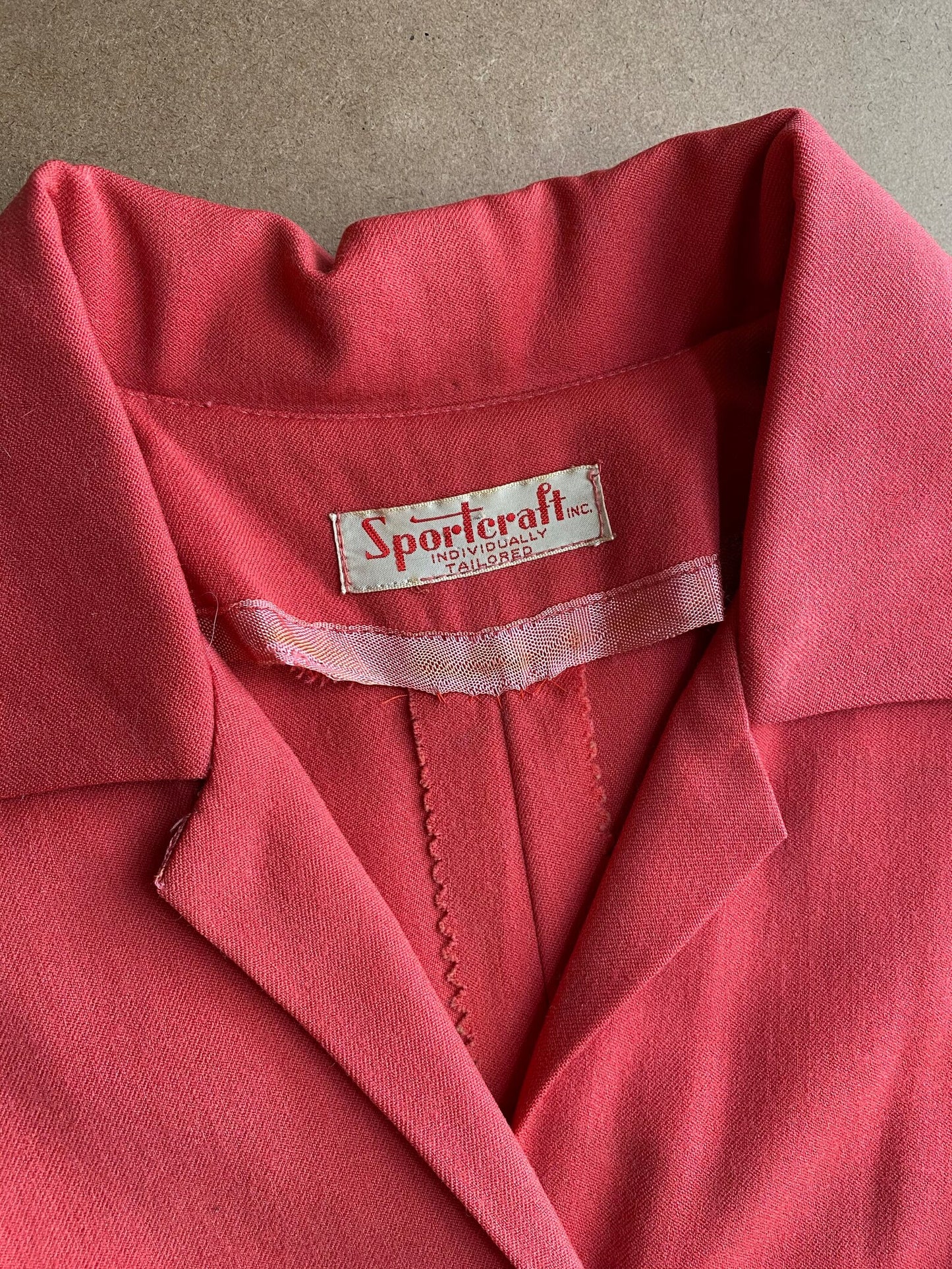 1950s Pink Sports Dress (M-L)