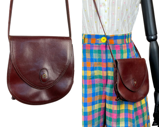 1970s Small Crossbody Saddle Bag