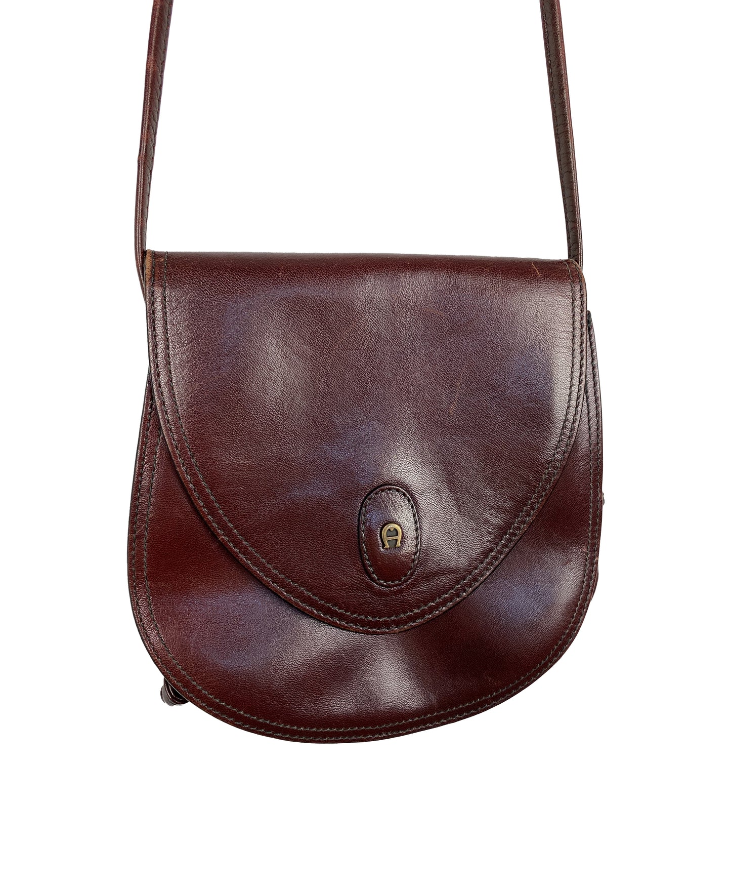 1970s Small Crossbody Saddle Bag