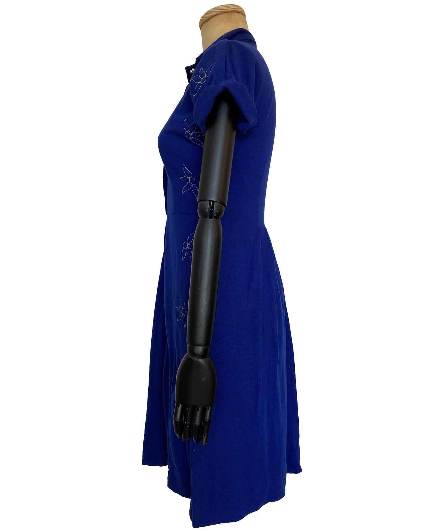 1940s Blue Dress (S)