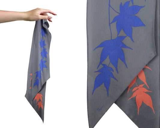 1980s Maple Leaf Oblong Scarf by Vera