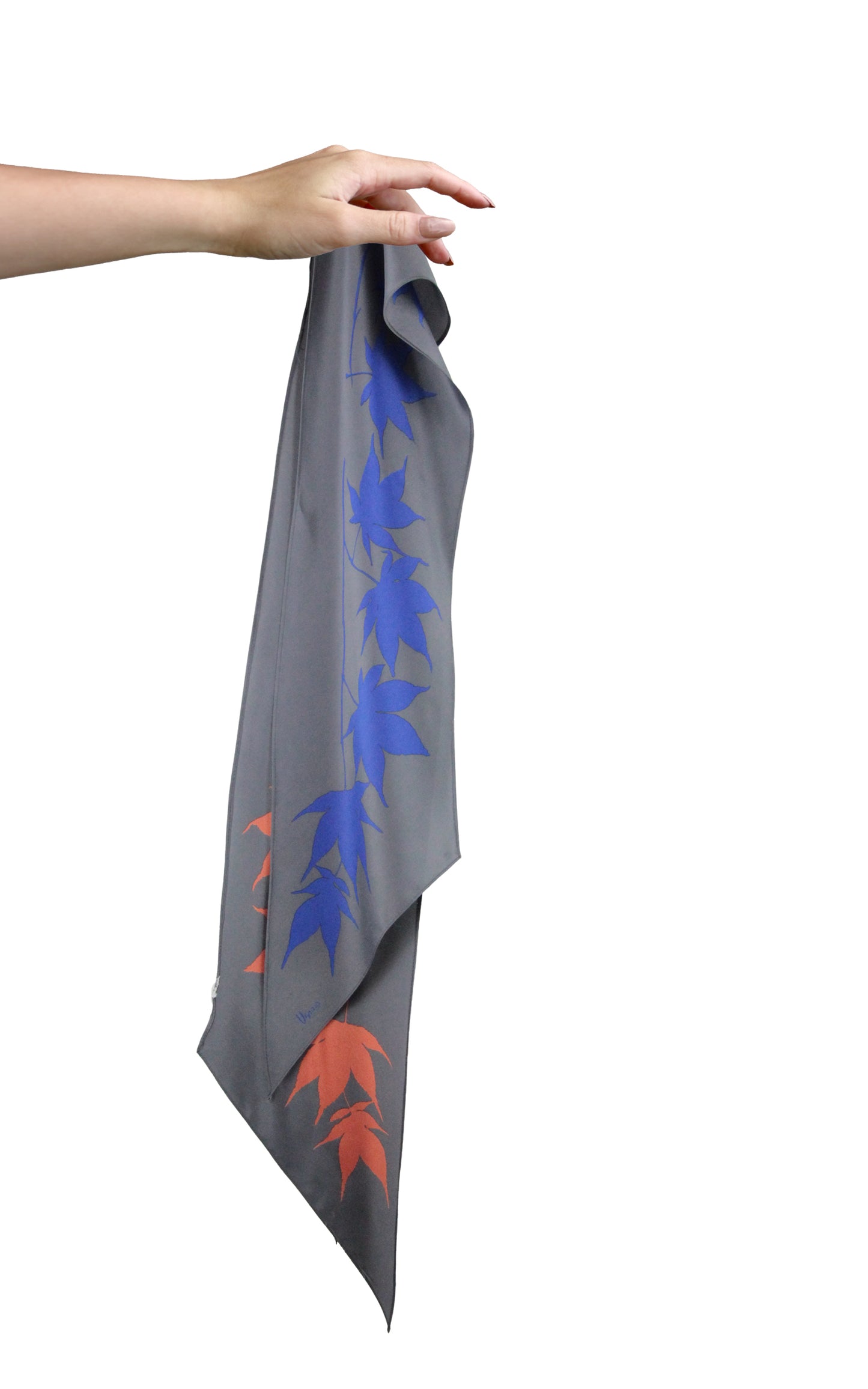 1980s Maple Leaf Oblong Scarf by Vera