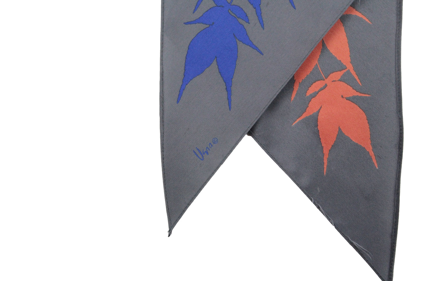 1980s Maple Leaf Oblong Scarf by Vera