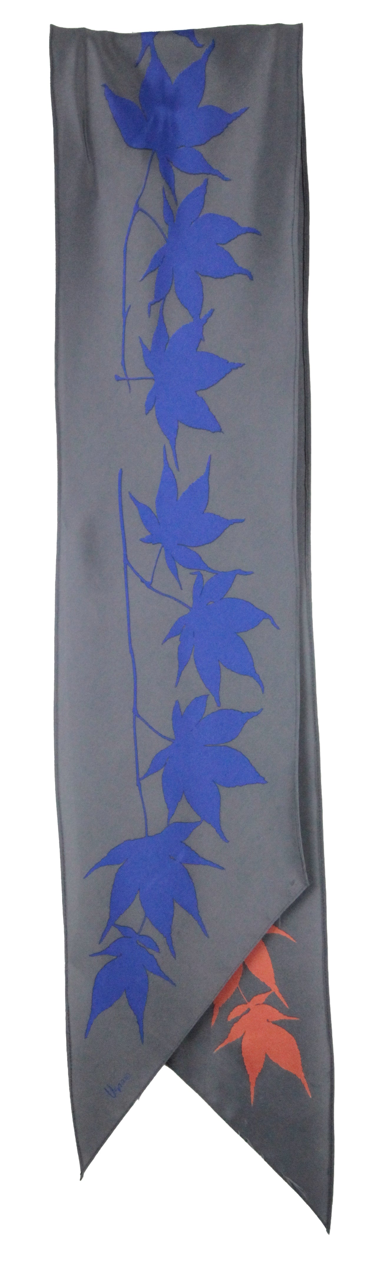 1980s Maple Leaf Oblong Scarf by Vera