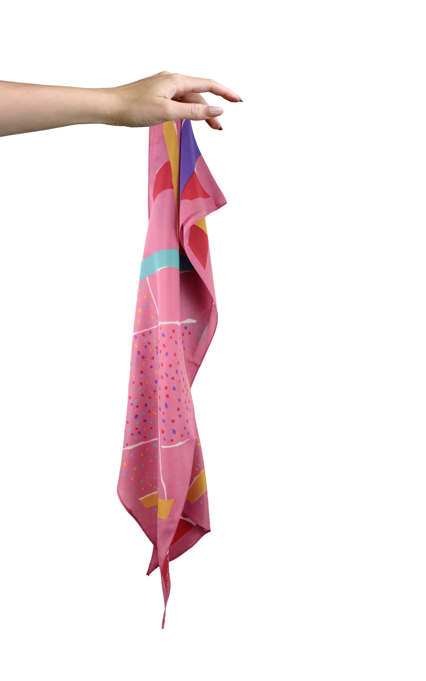 1980s Confetti Prints Oblong Scarf by Giodani