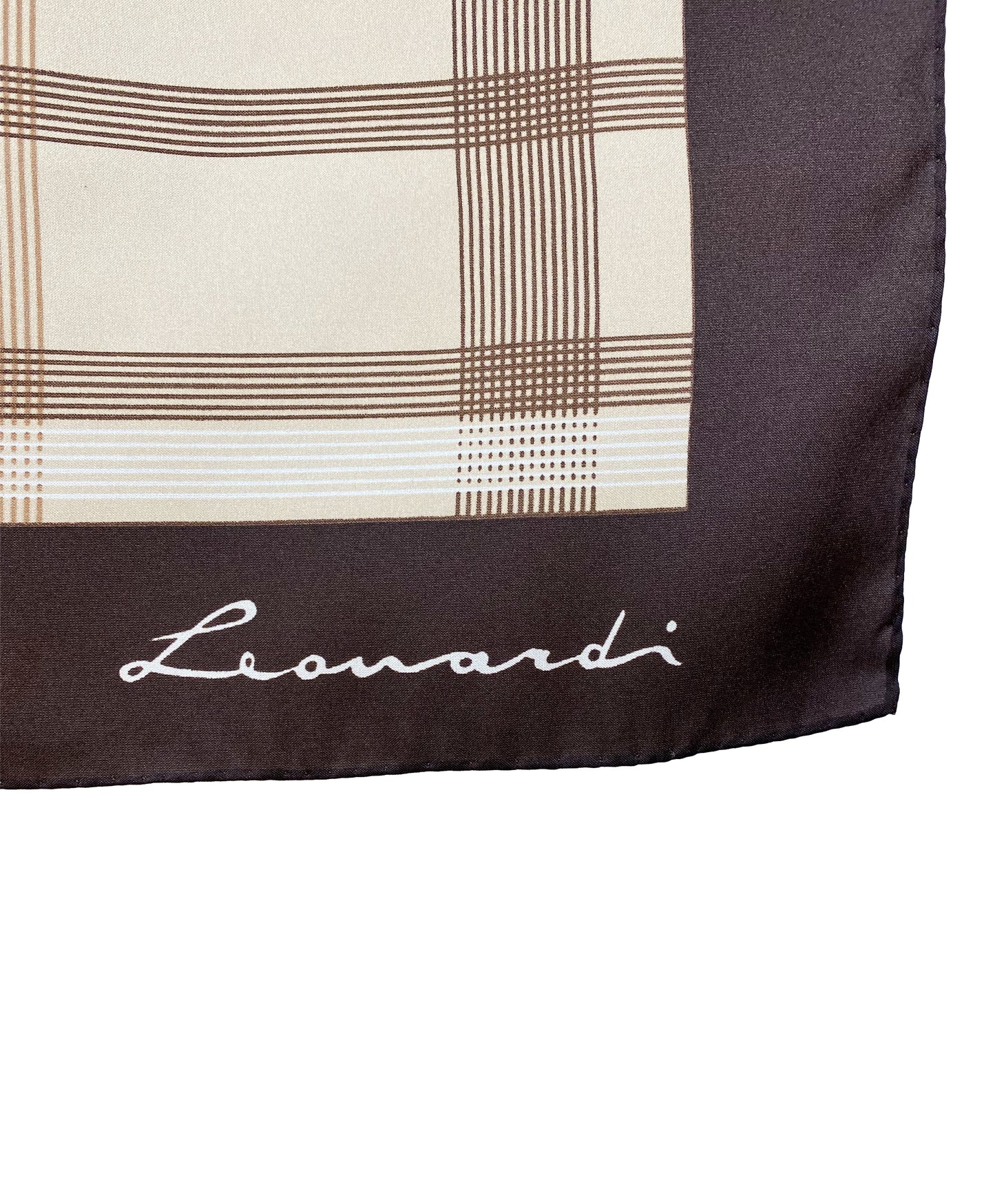 1970s Geo Striped Large Scarf by Leonardi