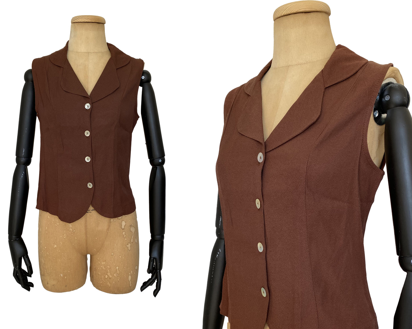 1990s Sleeveless Shirt (XS)