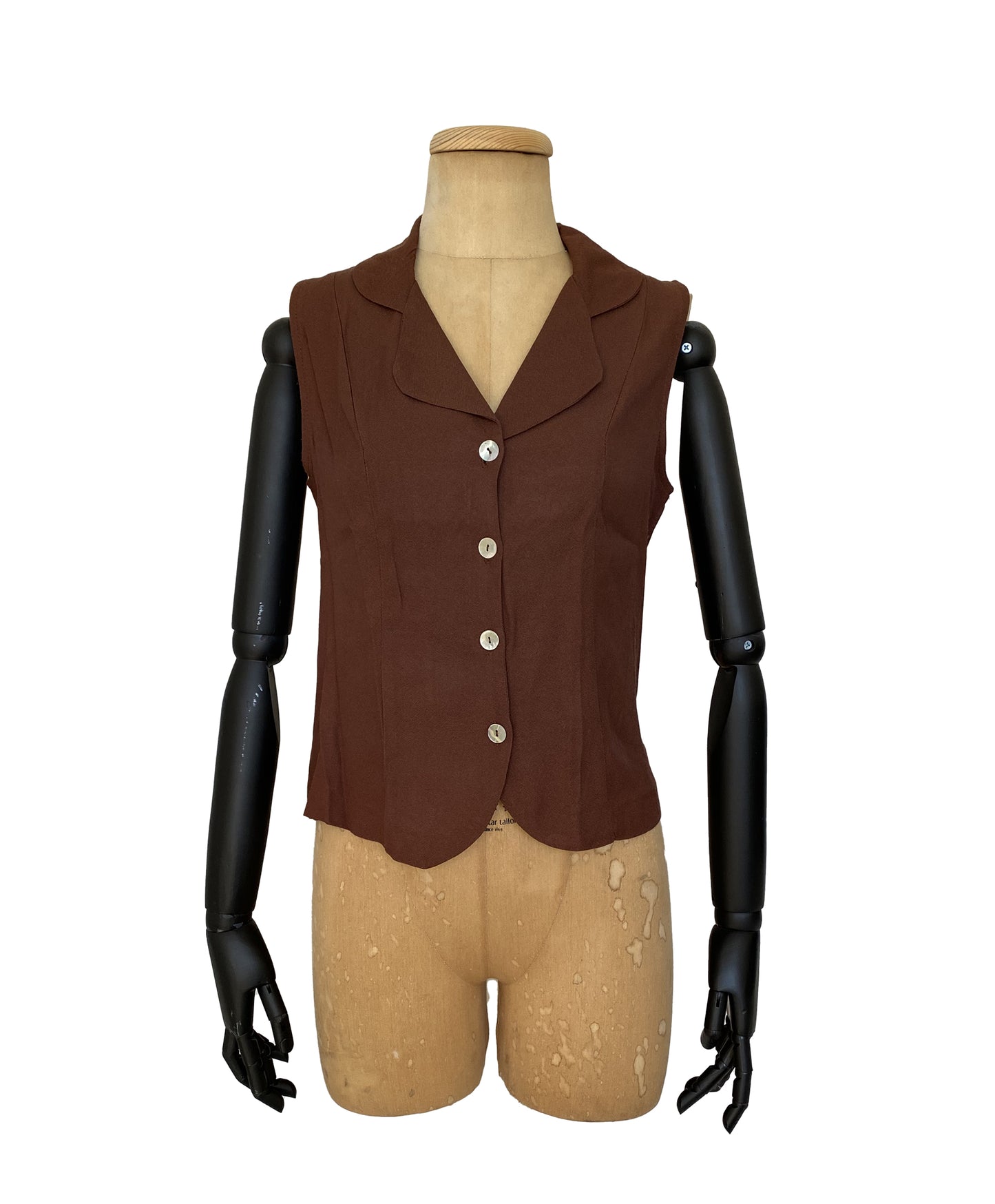 1990s Sleeveless Shirt (XS)